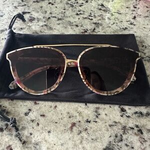 Krewe Clio Nylon 18k Sunglasses